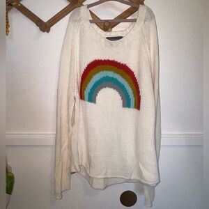 Wooden Ships rainbow sweater